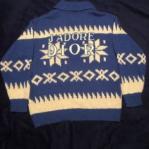 Dior full zip sweater